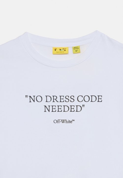 Off-White KIDS QUOTE NO DRESS CODE UNISEX - Print T-shirt - white — foto 3