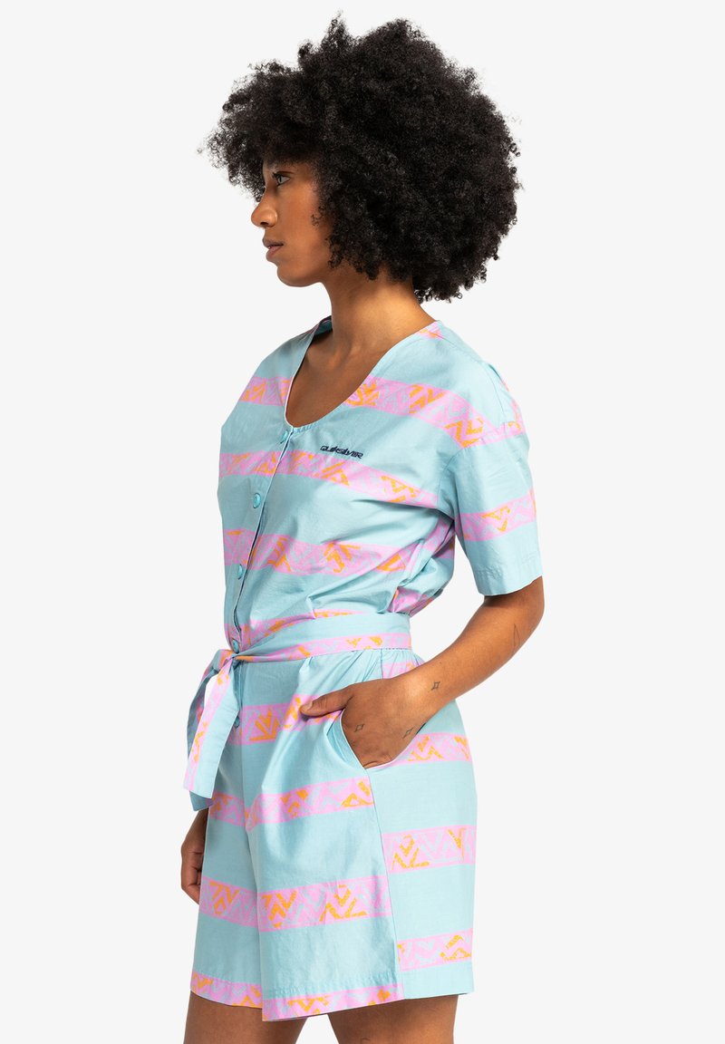 Quiksilver - UNI ROMPER - Jumpsuit - marine blue heritage stripe, Vergrößern