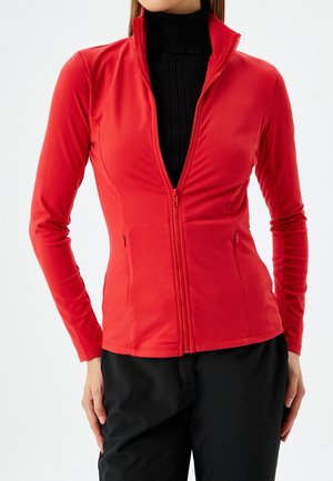 POLAR  - Sweater met rits - red