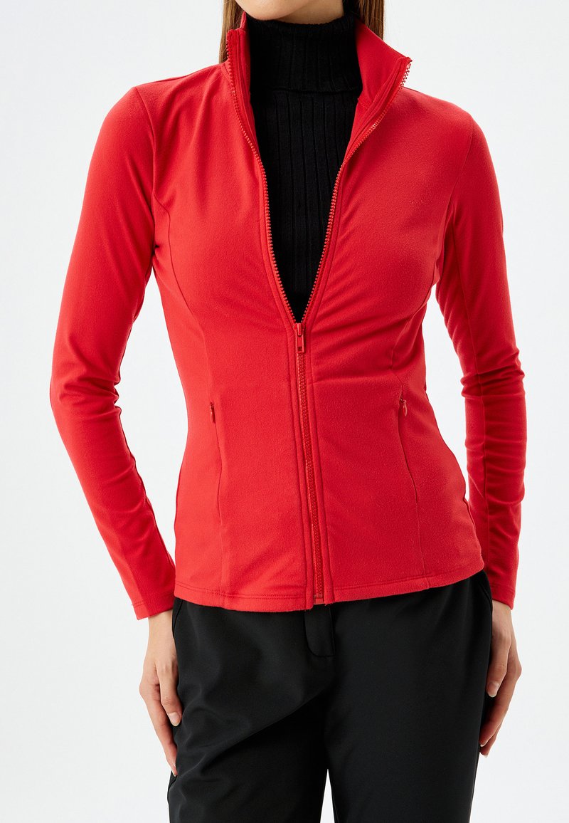 Koton POLAR - Sudadera con cremallera - red