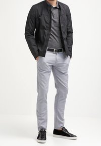 BOSS CASUAL Tygbyxor - dark blue