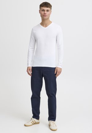 Solid, SDBASIL 2 PACK - Top s dlhým rukávom - white
