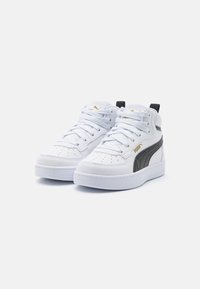Puma CAVEN 2.0 MID UNISEX - Vysoké tenisky - white/black/gold