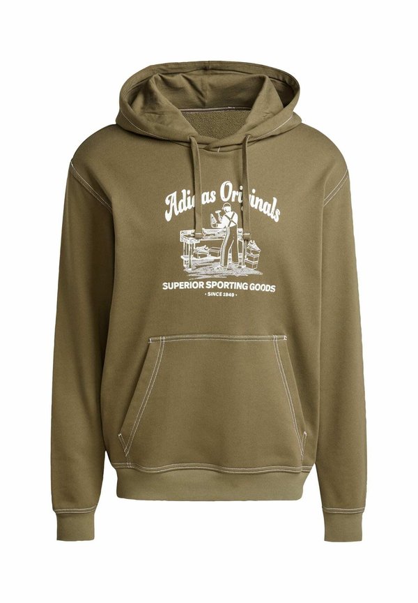 WABASH - Hoodie - olive strata3