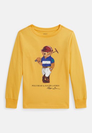 POLO BEAR COTTON LONG SLEEVE TEE  2-7Y - Langærmet T-shirt - chrome yellow
