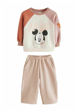 MICKEY MOUSE WIDE LEG JOGGERS SET - Tracksuit - pink cream