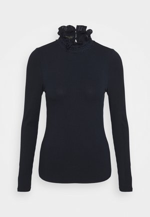 Stickad tröja - dark blue