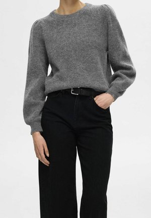 Pullover - mottled grey