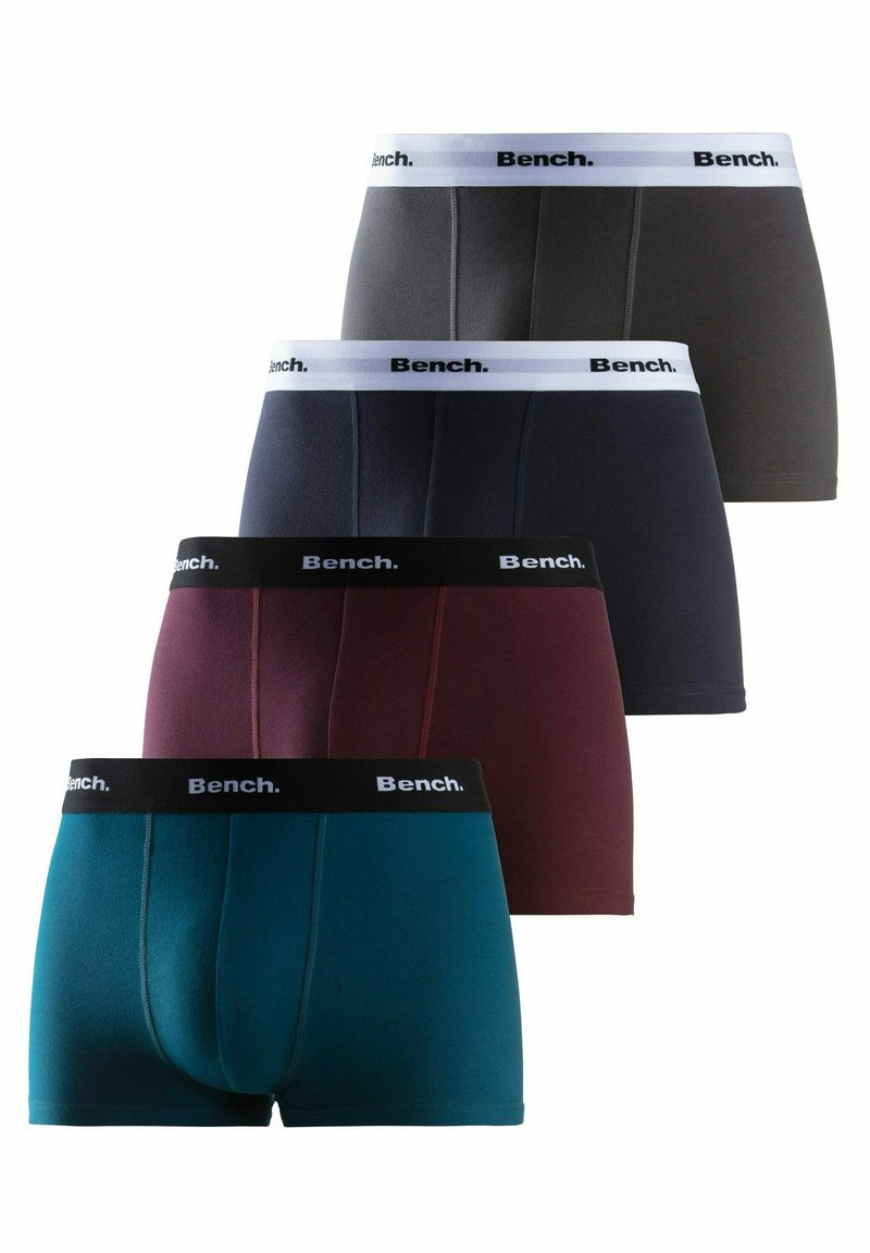 Herren Unterhosen | Bench 4PACK Panties navy/bordeaux /petrol /anthrazit/blau - LE22378 Herren Unterhosen | Bench 4PACK Panties navy/bordeaux /petrol /anthrazit/blau - LE22378