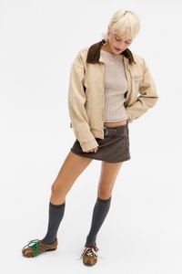 MISSY  - Wrap skirt - brown