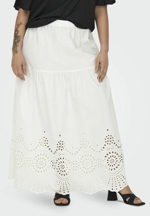 CURVE  - Maxiskjørt - cloud dancer