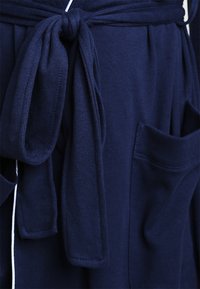 Lauren Ralph Lauren QUILTED COLLAR ROBE - Accappatoio - windsor navy