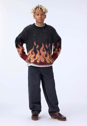 Molo BELLO UNISEX - Jumper - black/red