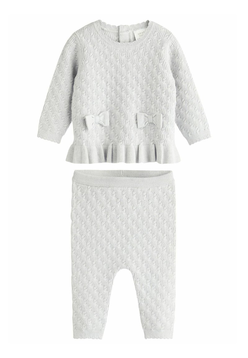 Next 2 PIECE SET - REGULAR FIT - Pulover - grey bows