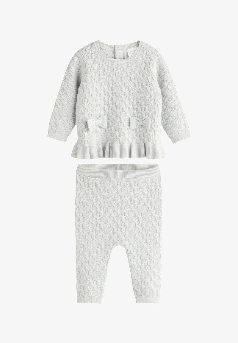 Next 2 PIECE SET - REGULAR FIT - Pulover - grey bows