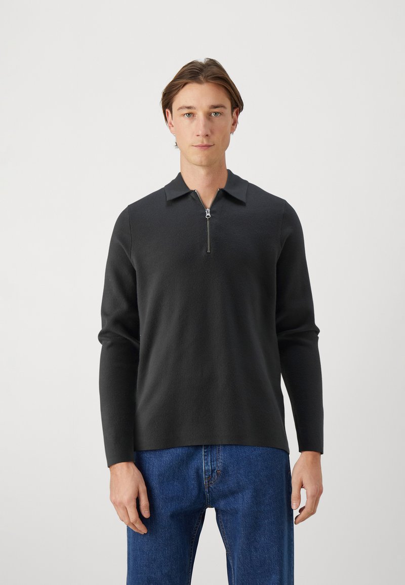 Samsøe Samsøe - GUNA HALF ZIP - Jumper - volcanic ash, Enlarge