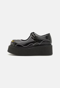 SCARPA DONNA - Čevlji s platformo in peto - nero/giallo