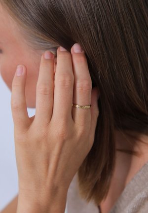 BASIC STRUCTURED - Anillo - gold-coloured