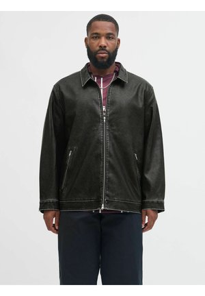 Keinonahkatakki - black