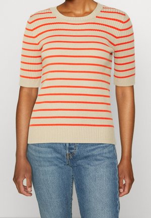 Print T-shirt - taupe