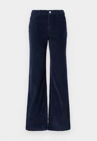 NMCORD YOLANDA WIDE LEG - Calças - navy blazer