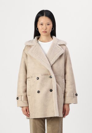 ONLYLVA BONDED COAT  - Klassisk kåpe / frakk - safari/pumice stone