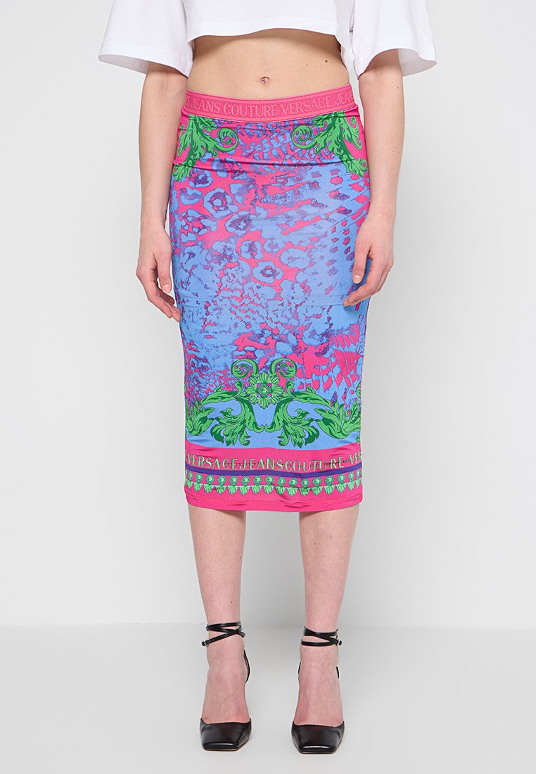 Versace Jeans Couture Kokerrok lichtblauw