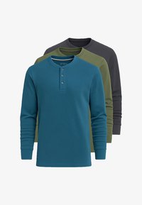 Vald, dark grey blue olive