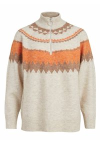 VILA Strickpullover - off-white