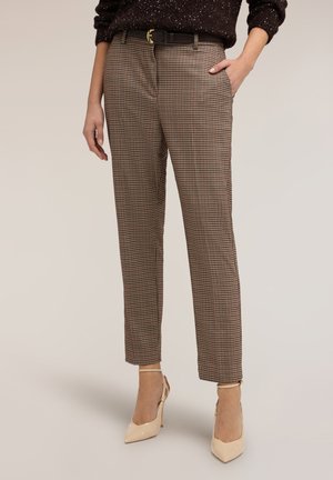 REGULAR FANTASIA CHECK - Bukser - beige