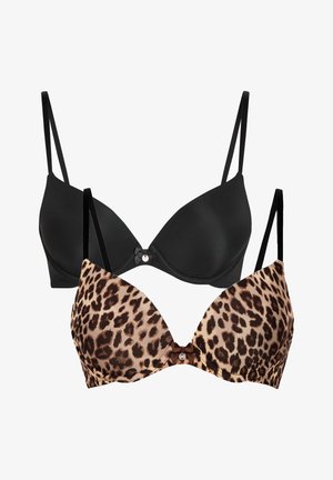 Hunkemöller, P&M PP 2-PACK - Σουτιέν με μπανέλα - black