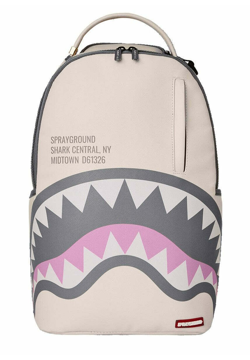 Zaini Sprayground Bianco Zaini Beige Sprayground Zaino Beige