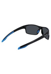 Columbia BURR - Occhiali da sole - shiny black/blue blue mirror