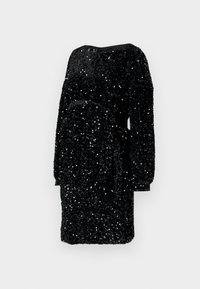 VMMBELLA BOATNECK SHORT DRESS - Koktel haljina / svečana haljina - black