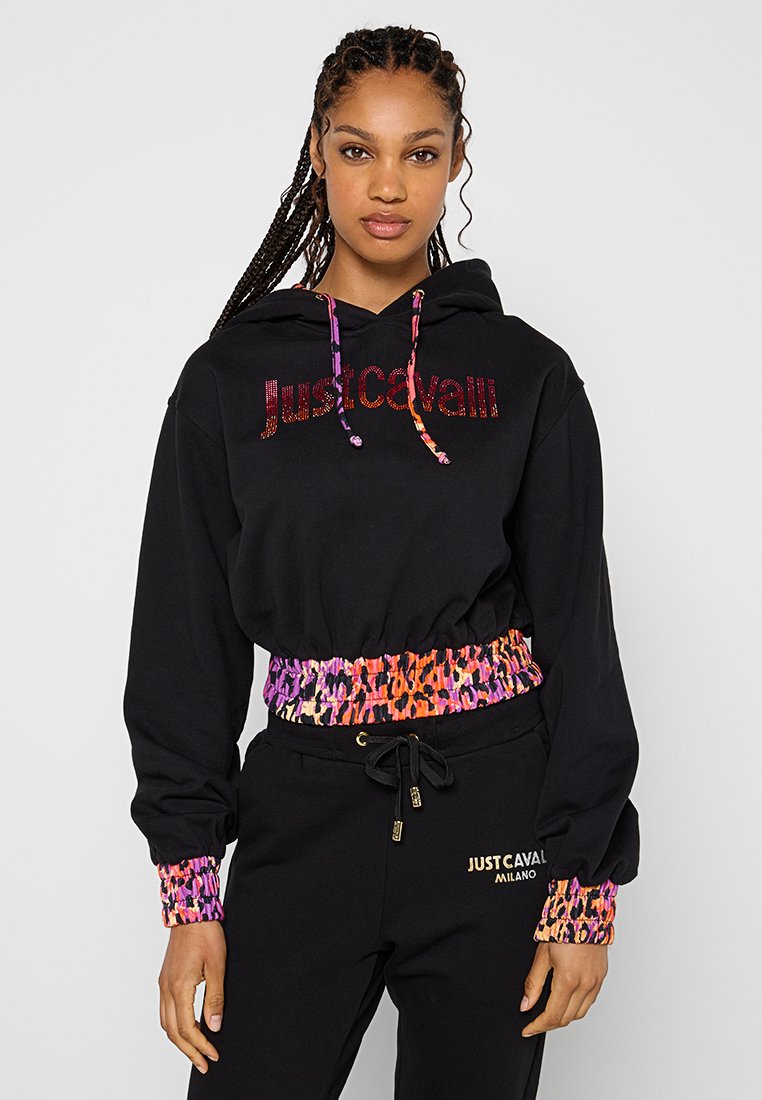 Just Cavalli Hoodie zwart