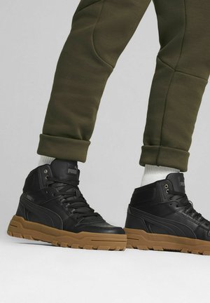 REBOUND ABRUPT SNEAKERS - High-top trainers - black/shadow gray/bronze