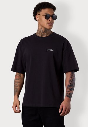 DISCREET OVERSIZED - Basic T-shirt - black