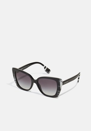 Burberry MERYL - Okulary przeciwsłoneczne - black/white