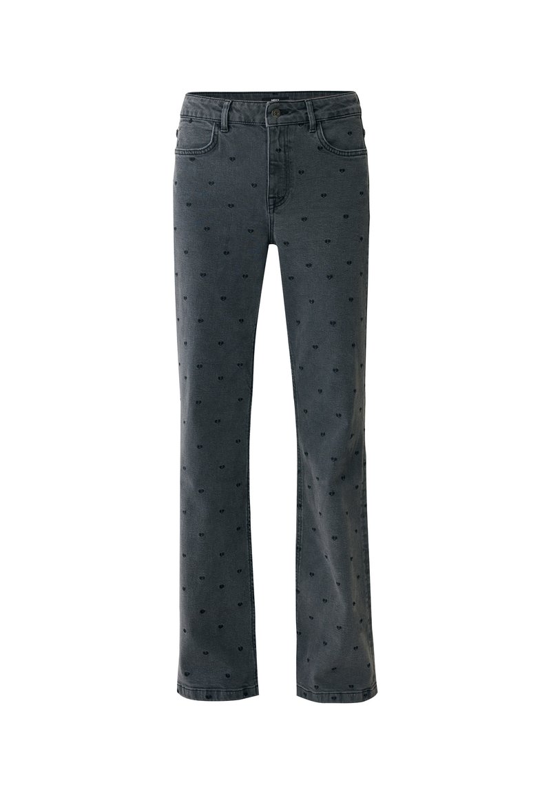 Mexx Straight leg jeans donkergrijs