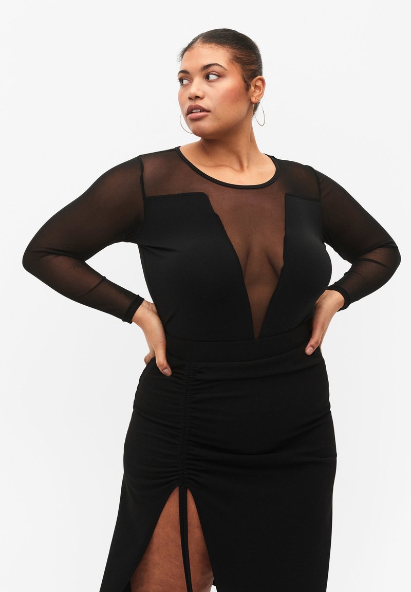 Blush by Zizzi MIT Blouse black/noir ZALANDO.FR