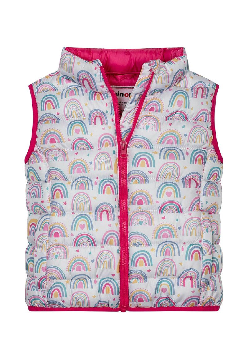 MINOTI PRINTED PUFFER Bodywarmer cream/crème Zalando.nl