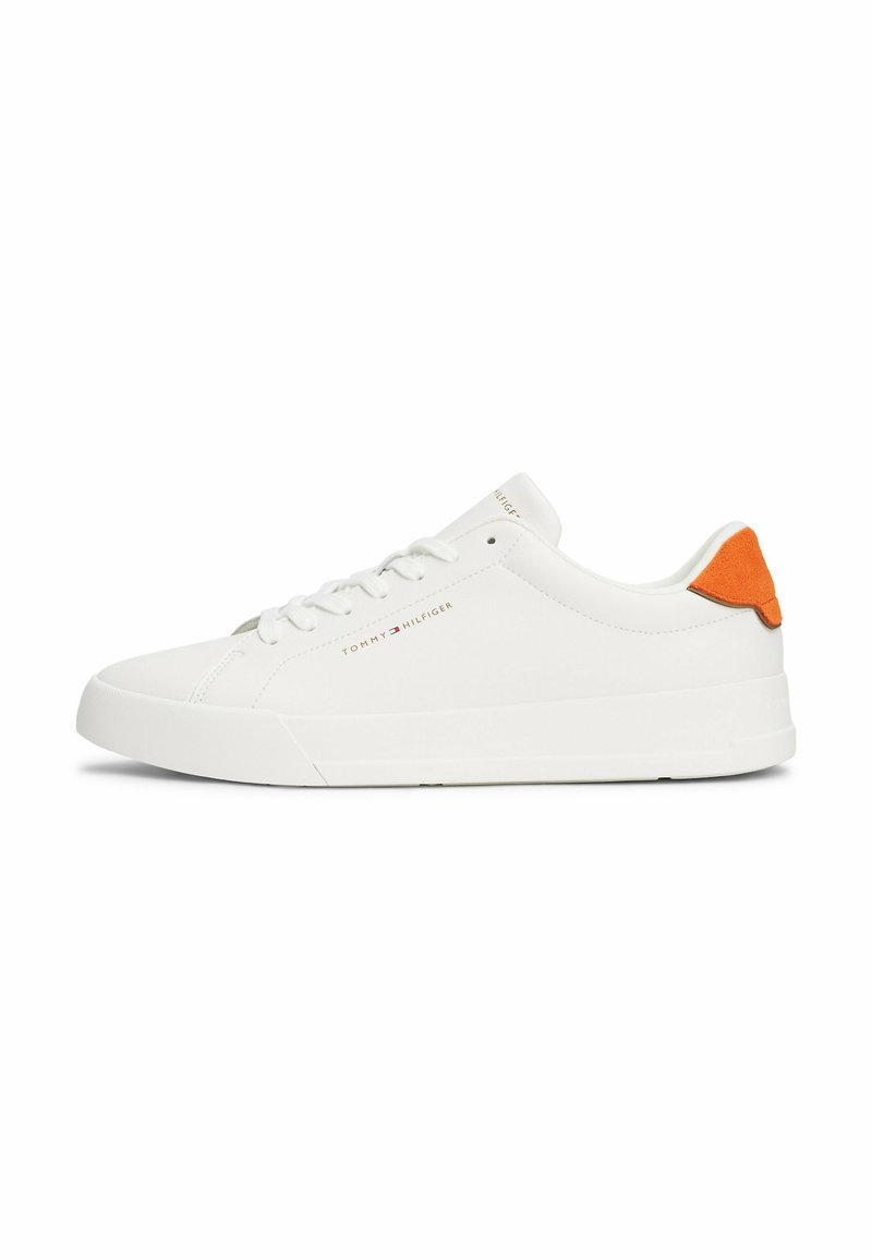 Tommy Hilfiger - COURT - Sneaker low - ecru brilliant orange, Vergrößern