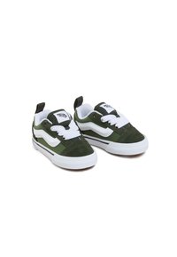 Vans KNU SKOOL ELASTIC LACE - Lauflernschuh - dark olive