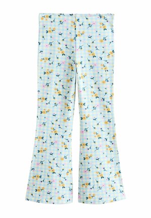 FLARE  - Leggings - blue yellow floral