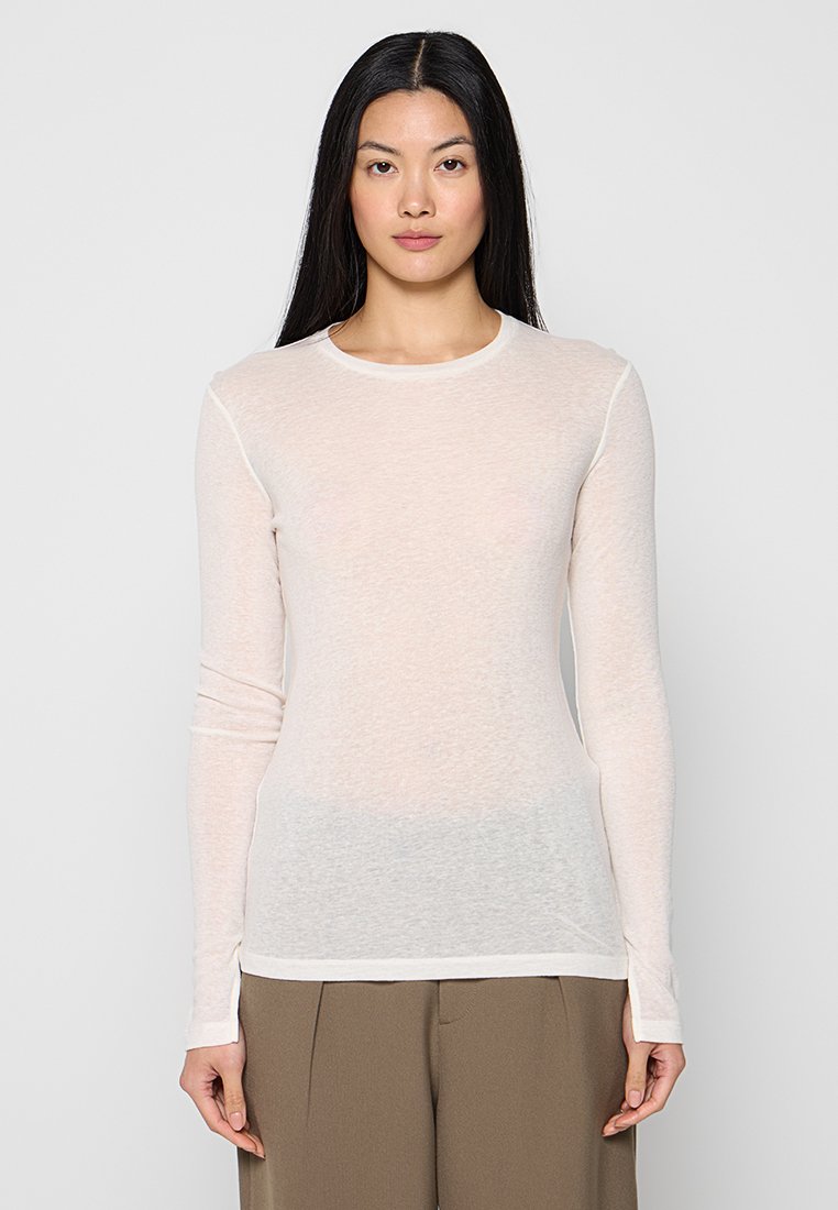 closed Longsleeve wit