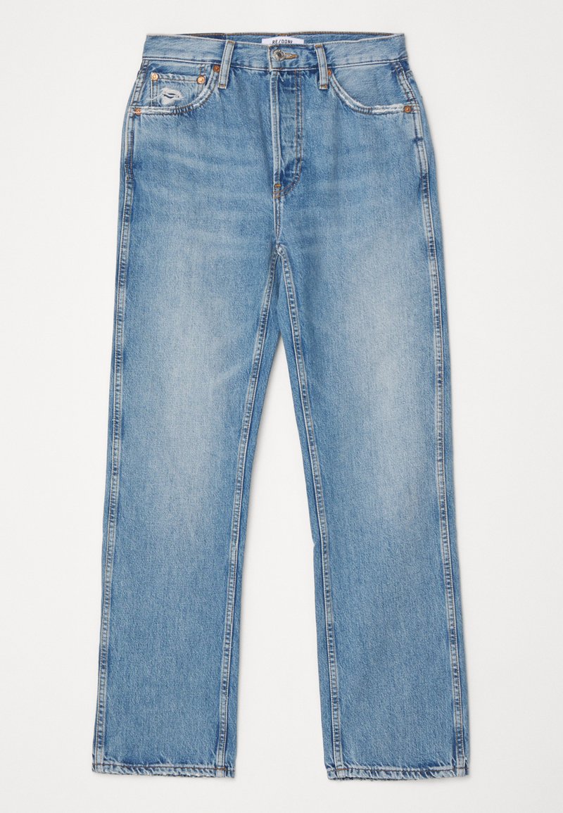 RE/DONE Straight leg jeans blauw denim/bluedenim RE/DONE Straight leg jeans blauw denim/bluedenim