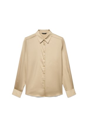 Calliope, CAMICIA TINTA UNITA - Camicia - beige