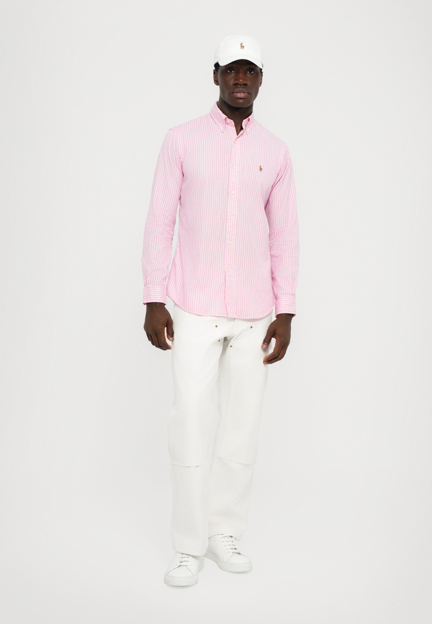 Polo Ralph Lauren CUSTOM FIT STRIPED SHIRT - Hemd - new rose/white
