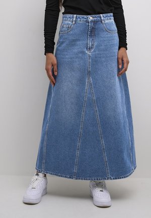 Maxi sukně - blue denim