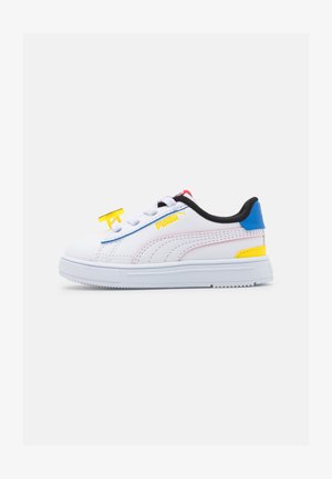 SERVE PRO SMILEYWORLD - Sneakers basse - white/high risk red/royal blue/vibrant yellow